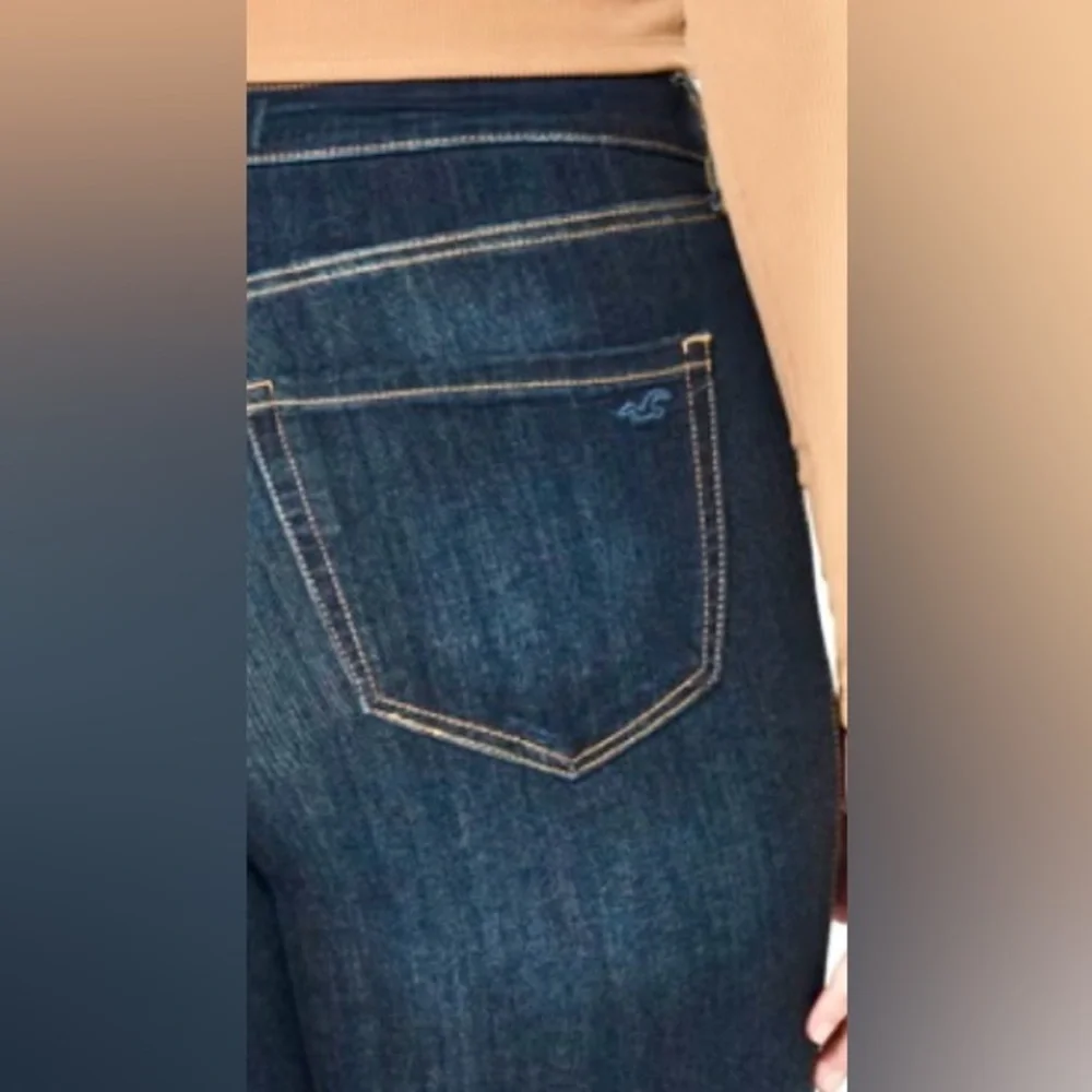 👖 Hollister High Rise Jean Legging W27 L26 Dark Wash Skinny‎ Stretch Cute ✨